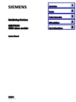 Preview for 3 page of Siemens SENTRON 5TT7 System Manual