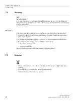 Preview for 100 page of Siemens Sentron 7KT PAC 1600 Equipment Manual