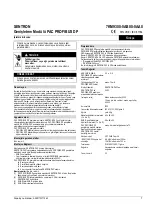 Preview for 7 page of Siemens SENTRON PAC PROFIBUS DP Operating Instructions Manual