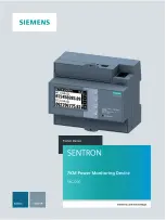 Preview for 1 page of Siemens SENTRON PAC2200 Product Manual