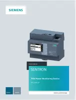 Siemens SENTRON PAC2200CLP Product Manual preview