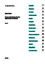 Preview for 1 page of Siemens SENTRON PAC3100 Manual