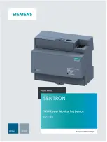 Preview for 1 page of Siemens SENTRON PAC3200T Product Manual