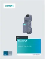 Предварительный просмотр 1 страницы Siemens SENTRON PROFINET Proxy SPP2000 Manual