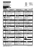 Siemens SENTRON VL630 Operating Instructions preview