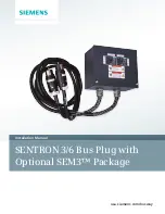 Preview for 1 page of Siemens SENTRON Installation Manual