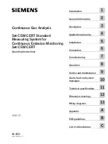 Preview for 3 page of Siemens Set CEM CERT Operating Instructions Manual