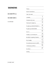 Preview for 1 page of Siemens SICAM CMIC User Manual