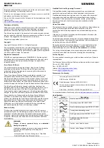 Siemens SICAM FCG Manual preview