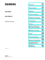 Preview for 2 page of Siemens SICHARGE D 8EM5907-0AA00-1AA7.01 Operating Instructions Manual