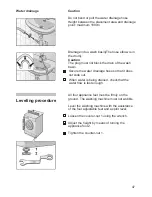 Предварительный просмотр 49 страницы Siemens Silver 3208XS Operating And Installation Instructions