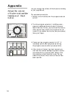 Предварительный просмотр 52 страницы Siemens Silver 3208XS Operating And Installation Instructions