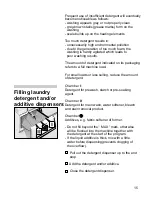 Предварительный просмотр 17 страницы Siemens Silver WD7025 Operating And Installation Instructions