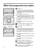 Предварительный просмотр 32 страницы Siemens Silver WD7025 Operating And Installation Instructions