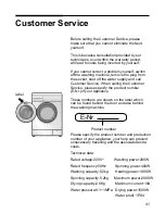 Предварительный просмотр 43 страницы Siemens Silver WD7025 Operating And Installation Instructions