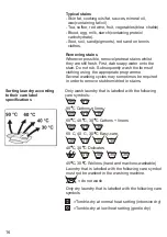 Preview for 18 page of Siemens Silver WD7205 Operating And Installation Instructions