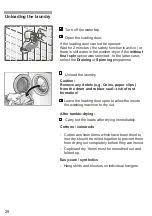 Preview for 30 page of Siemens Silver WD7205 Operating And Installation Instructions