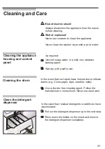 Preview for 33 page of Siemens Silver WD7205 Operating And Installation Instructions