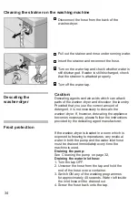 Preview for 36 page of Siemens Silver WD7205 Operating And Installation Instructions