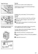 Preview for 49 page of Siemens Silver WD7205 Operating And Installation Instructions