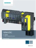 Preview for 1 page of Siemens Simantic ET200SP System Manual