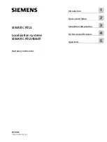 Preview for 1 page of Siemens SIMATIC 6GT2700-6DE03 Operating Instructions Manual