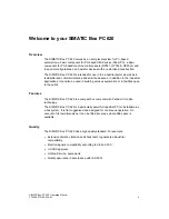 Предварительный просмотр 5 страницы Siemens SIMATIC Box PC 620 Operating Manual