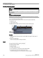 Предварительный просмотр 126 страницы Siemens Simatic CFU Commissioning Manual