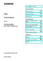 Preview for 2 page of Siemens SIMATIC CM35 Manual