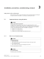 Предварительный просмотр 23 страницы Siemens SIMATIC CP 4163-1 Operating Instructions Manual