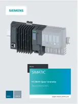 Предварительный просмотр 1 страницы Siemens SIMATIC CPU 1515SP PC2 F User Manual