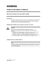 Предварительный просмотр 73 страницы Siemens SIMATIC EM 148-FC Manual