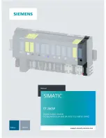 Preview for 1 page of Siemens SIMATIC EP200SP Manual