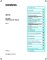 Preview for 1 page of Siemens SIMATIC ET 200C Manual