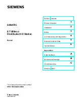 Preview for 1 page of Siemens SIMATIC ET 200eco Manual