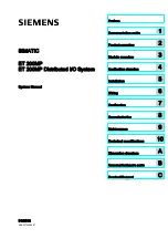 Preview for 1 page of Siemens simatic ET 200MP System Manual