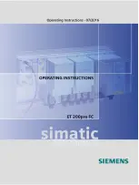 Siemens Simatic ET 200pro FC Operating Instructions Manual предпросмотр