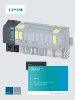 Siemens SIMATIC ET 200SP IM 155-6 PN/2 HF Manual preview