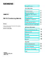 Siemens SIMATIC FM 351 Manual предпросмотр