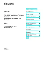 Preview for 1 page of Siemens SIMATIC FM 456-2 Installation, Hardware, And Startup