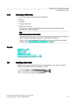 Предварительный просмотр 31 страницы Siemens SIMATIC HMI Industrial Thin Client ITC1200 Operating Instructions Manual