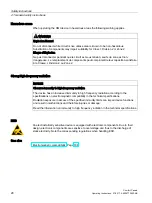 Preview for 28 page of Siemens SIMATIC HMI KP1200 Comfort Operating Instructions Manual