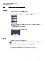 Preview for 58 page of Siemens SIMATIC HMI KP1200 Comfort Operating Instructions Manual