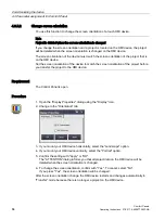 Preview for 84 page of Siemens SIMATIC HMI KP1200 Comfort Operating Instructions Manual