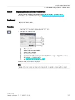 Preview for 105 page of Siemens SIMATIC HMI KP1200 Comfort Operating Instructions Manual