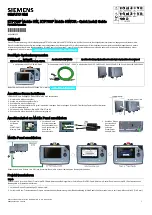 Preview for 1 page of Siemens SIMATIC HMI KTP700F Mobile Quick Install Manual