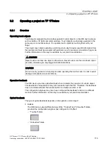 Preview for 115 page of Siemens SIMATIC HMI OP 73micro Operating Instructions Manual