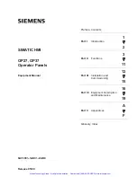 Preview for 2 page of Siemens simatic hmi op27 Equipment Manual