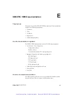 Preview for 218 page of Siemens simatic hmi op27 Equipment Manual