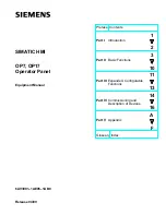 Siemens simatic hmi op7 Equipment Manual preview